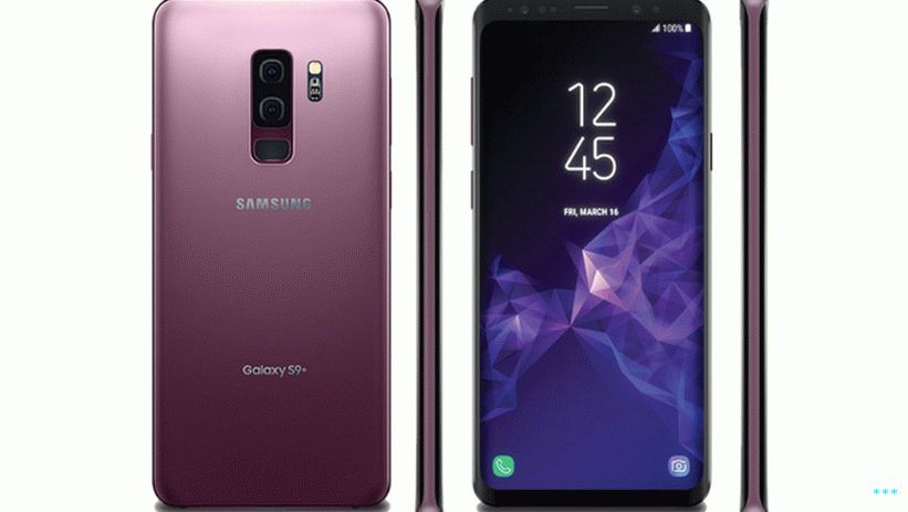 Samsung Galaxy S9 Lilac Purple Press Render