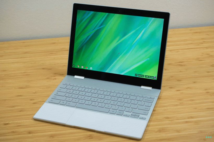 تحتوي شاشة QHD الأصلية بحجم 12.3 بوصة من Pixelbook على حواف كبيرة حولها لتحكم أفضل في وضع الكمبيوتر اللوحي.