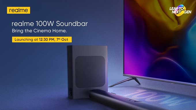 جهاز الصوت realme 100W 