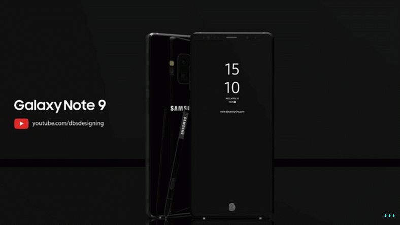 Samsung Galaxy Note 9 Concept Design