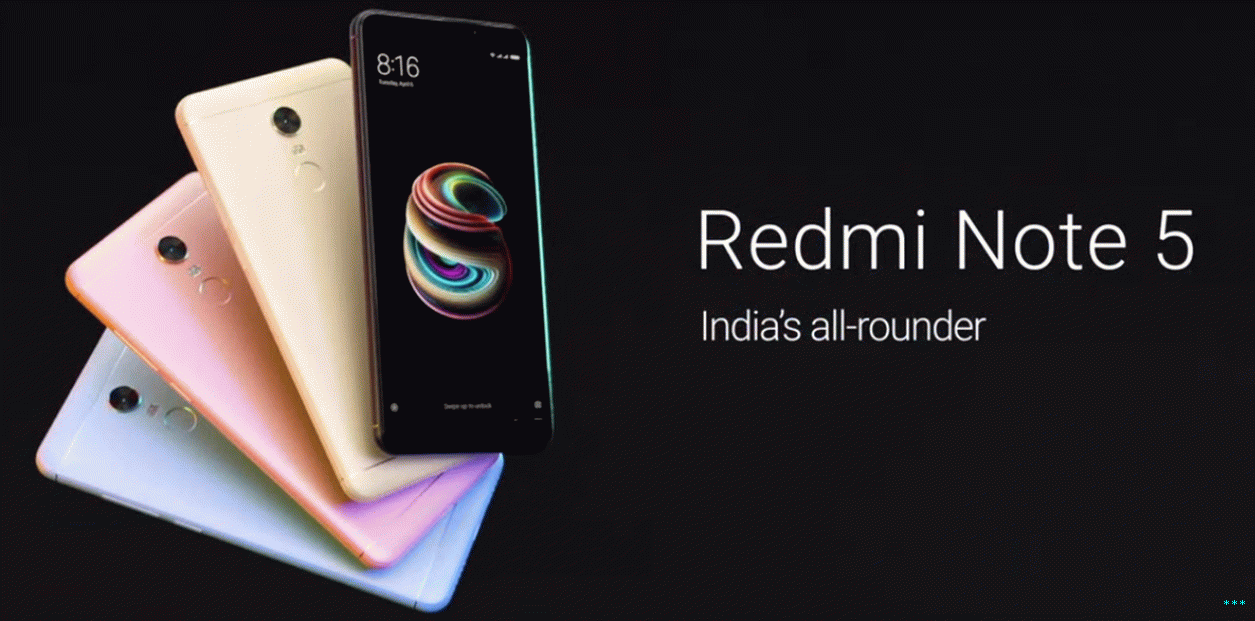 Redmi Note 5 India all -ounder