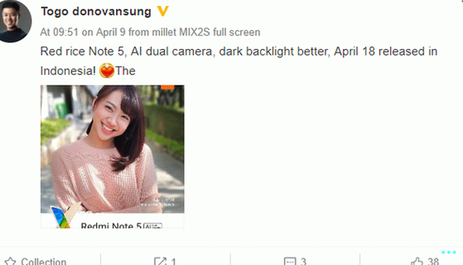 Xiaomi Redmi Note 5